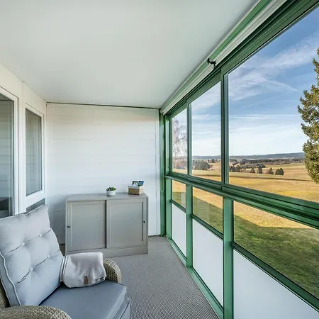 아파트 Gemuetliches 37qm - Balkon Und Naturblick Mit Pool Im Haus 로핀겐